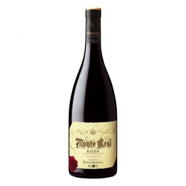 Monte Real vino reserva 2016/17 D.O. Rioja, caja de 6 botellas. Monte Real vino reserva 2016/17 D.O. Rioja, caja de 6 botellas.