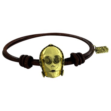 C3PO PULSERA CUERO. Producto oficial STAR WARS & LUCASFILM LTD. C3PO PULSERA CUERO. Producto oficial STAR WARS & LUCASFILM LTD.