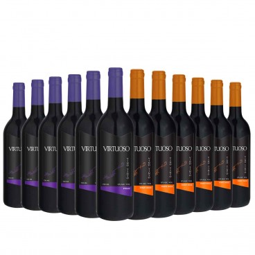 VIRTUOSO SELECTION OF 12 BOTTLES. 6 PINOT NOIR AND 6 SYRAH VIRTUOSO SELECTION OF 12 BOTTLES. 6 PINOT NOIR AND 6 SYRAH