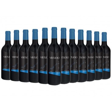 12 BOTELLAS DE VINO VIRTUOSO MONOVARIETAL MERLOT 12 BOTELLAS DE VINO VIRTUOSO MONOVARIETAL MERLOT