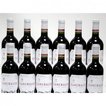 SELECTION OF 12 BOTTLES OF SPANISH RIOJA RED WINE "CANCHALES" SELECTION OF 12 BOTTLES OF SPANISH RIOJA RED WINE "CANCHALES"