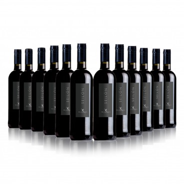SELECTION OF 12 BOTTLES O.D. RIBERA DEL GUADIANA "SEILON" RED WINE SELECTION OF 12 BOTTLES O.D. RIBERA DEL GUADIANA "SEILON" RED WINE