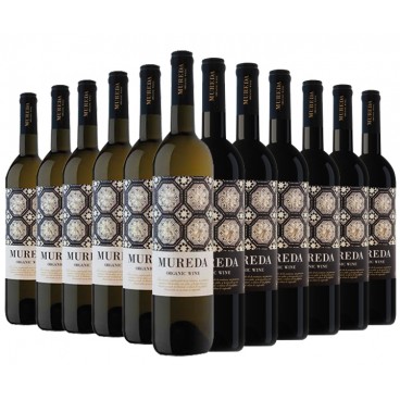 Selection 12 bottles of "Mureda" ecological spanish wine. Selection 12 bottles of "Mureda" ecological spanish wine.