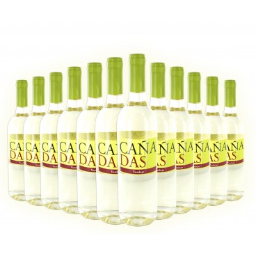 Selection of 12 bottles “Cañadas” spanish white wine of Tierra de Castilla. Selection of 12 bottles “Cañadas” spanish white wine of Tierra de Castilla.
