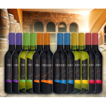 12 BOTTLES OF 6 MONOVARIETAL SPANISH WINES 12 BOTTLES OF 6 MONOVARIETAL SPANISH WINES