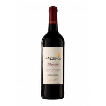 Pack of 12 spanish red Tempranillo wine "Los Molinos" D.O. Valdepeñas Pack of 12 spanish red Tempranillo wine "Los Molinos" D.O. Valdepeñas