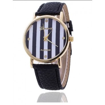 Reloj de Pulsera Geneva Analógico Correa Piel Sintética Reloj de Pulsera Geneva Analógico Correa Piel Sintética