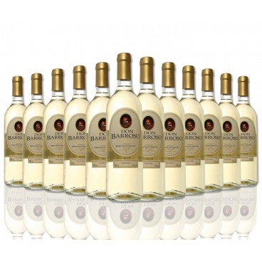 Selection of 12 bottles “Don Barroso” spanish white wine of Tierra de Castilla.
