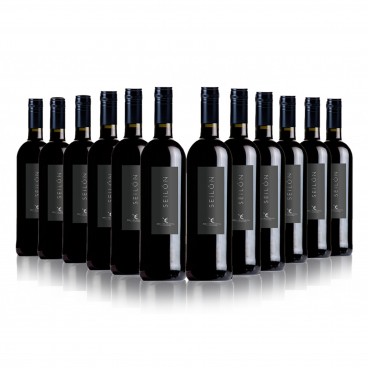 SELECTION OF 12 BOTTLES O.D. RIBERA DEL GUADIANA "SEILON" ECOLOGICAL RED WINE
