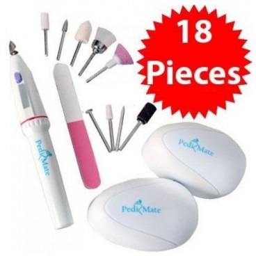 Set de Pedicura y Manicura 18 piezas Eléctrico Set de Pedicura y Manicura 18 piezas Eléctrico