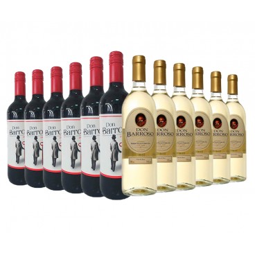 Selection of 12 bottles “Don Barroso” spanish wine of Tierra de Castilla.